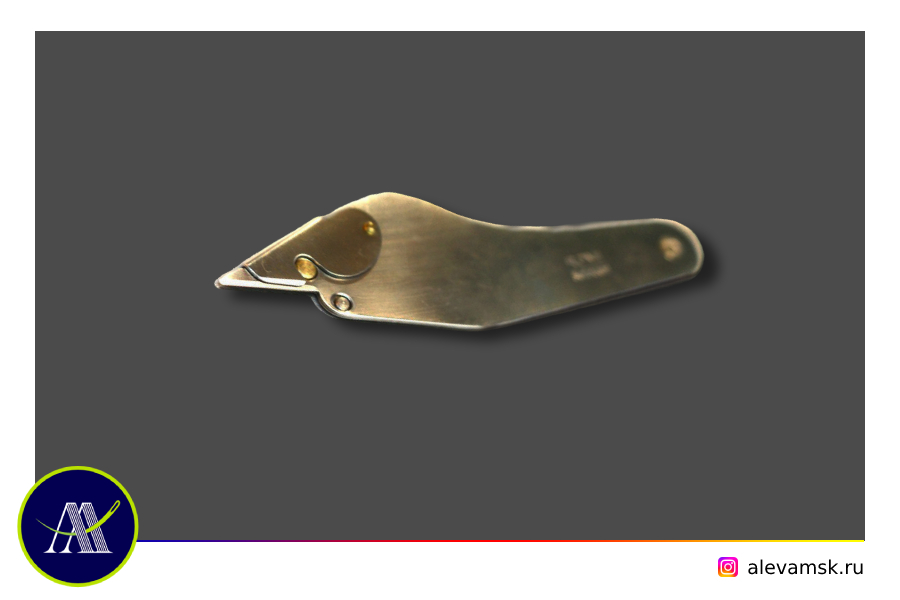 Нож скорняжный №312 (сталь)